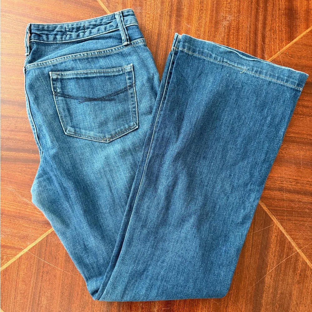 GAP Women's Blue Flare & Wide Leg Jeans